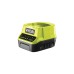 Ryobi ONE+ Hybrid-Rasentrimmer RLT1831H20F, 18Volt + Kabelbetrieb(grün/schwarz, Li-Ionen Akku 2,0Ah)