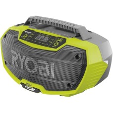 Ryobi R18RH-0, Radio(grün/schwarz, AUX, Bluetooth, USB, FM/AM)