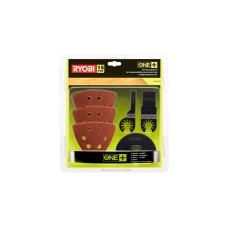 Ryobi Schleif- und Sägeblatt-Set RAK15MT, 15-teilig, für Multitool, Sägeblatt-Satz