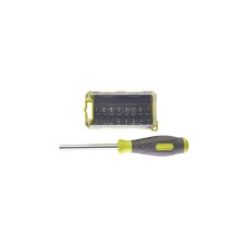 Ryobi Schraubendreher RSD17PCS, mit 17-teiligem Bit-Satz(grün/grau)