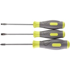 Ryobi Schraubendreher-Set RSD1PH2S, 3-teilig(grün/grau, 1x PH2 / 1x SL5,5 / 1x SL4)