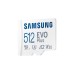 SAMSUNG EVO Plus 512 GB microSDXC (2021), Speicherkarte(weiß, UHS-I U3, Class 10, V30, A2)