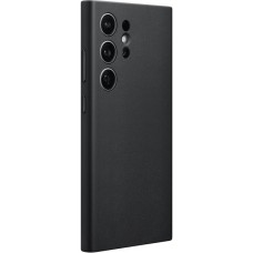 SAMSUNG Hochuen Vegan Leather Case, Handyhülle(schwarz, Samsung Galaxy S24 Ultra)