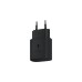 SAMSUNG Ladeadapter mit Schnellladefunktion EP-TA800N, Ladegerät(schwarz, USB Type-C, 25 W)