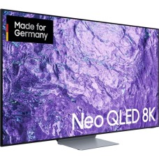 SAMSUNG Neo QLED GQ-55QN700C, QLED-Fernseher(138 cm (55 Zoll), schwarz/silber, 8K/FUHD, Twin Tuner, HDR, Dolby Atmos)