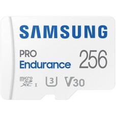 SAMSUNG PRO Endurance 256 GB microSDXC (2022), Speicherkarte(weiß, UHS-I U3, Class 10, V30)