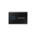 SAMSUNG Portable SSD T7 Touch 2TB, Externe SSD(schwarz, USB-C 3.2 Gen 2 (10 Gbit/s), extern)