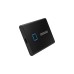 SAMSUNG Portable SSD T7 Touch 2TB, Externe SSD(schwarz, USB-C 3.2 Gen 2 (10 Gbit/s), extern)