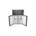 SAMSUNG RF48A400EB4/EG, French Door(edelstahl (dunkel), Twin Cooling+, Precise Cooling)