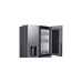 SAMSUNG RH68B8520S9/EG, Side-by-Side(edelstahl/silber, Food Showcase Tür, Smart Conversion, Wassertank)