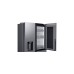 SAMSUNG RH68B8521S9/EG, Side-by-Side(edelstahl/silber, Food Showcase Tür, Smart Conversion, Wassertank)