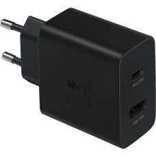 SAMSUNG SFC Travel Adapter Duo, Ladegerät(schwarz, Schnellladefunktion 35W)