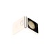 SAMSUNG Silicone Case mit Ring, Handyhülle(creme, Samsung Galaxy Z Flip5)