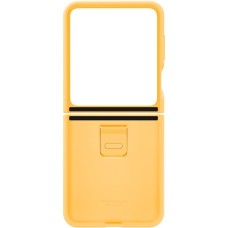 SAMSUNG Silicone Case mit Ring, Handyhülle(apricot, Samsung Galaxy Z Flip5)