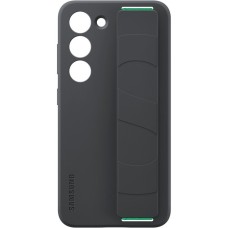 SAMSUNG Silicone Grip Case, Schutzhülle(schwarz/grün, Samsung Galaxy S23)