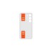 SAMSUNG Silicone Grip Case, Schutzhülle(weiß/orange, Samsung Galaxy S23)