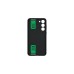 SAMSUNG Silicone Grip Case, Schutzhülle(schwarz/grün, Samsung Galaxy S23+)