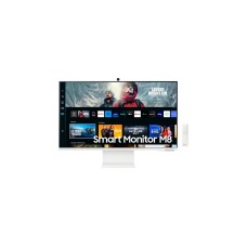 SAMSUNG Smart Monitor M80C S32CM801UU, LED-Monitor(80 cm (32 Zoll), weiß, UltraHD/4K, VA, WLAN, Bluetooth)
