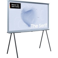 SAMSUNG The Serif GQ-43LS01BH, QLED-Fernseher(108 cm (43 Zoll), taubenblau/schwarz, UltraHD/4K, SmartTV, WLAN, Bluetooth, HDR10+)