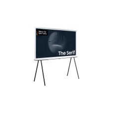 SAMSUNG The Serif GQ-50LS01BG, QLED-Fernseher(125 cm (50 Zoll), weiß/schwarz, UltraHD/4K, SmartTV, WLAN, Bluetooth, HDR10+)