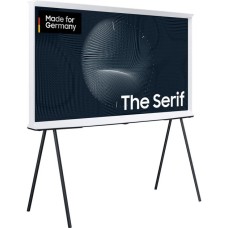 SAMSUNG The Serif GQ-55LS01BG, QLED-Fernseher(138 cm (55 Zoll), weiß/schwarz, UltraHD/4K, SmartTV, WLAN, Bluetooth, HDR10+, FreeSync Premium, 100Hz Panel)