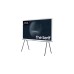 SAMSUNG The Serif GQ-65LS01BG, QLED-Fernseher(163 cm (65 Zoll), weiß/schwarz, UltraHD/4K, SmartTV, WLAN, Bluetooth, HDR10+, FreeSync Premium, 100Hz Panel)