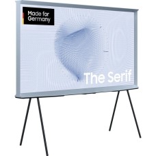 SAMSUNG The Serif GQ-65LS01BH, QLED-Fernseher(163 cm (65 Zoll), taubenblau/schwarz, UltraHD/4K, SmartTV, WLAN, Bluetooth, HDR10+, FreeSync Premium)