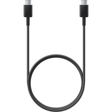 USB-C Stecker(schwarz, 1 Meter, Laden mit bis zu 60 Watt)