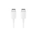 USB-C Stecker(weiß, 1 Meter, Laden mit bis zu 60 Watt)