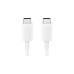 USB-C Stecker(weiß, 1 Meter, PD, Laden mit bis zu 100 Watt)