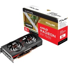 SAPPHIRE Radeon RX 7600 PULSE GAMING OC, Grafikkarte(RDNA 3, GDDR6, 3x DisplayPort, 1x HDMI 2.1)