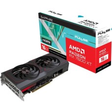 SAPPHIRE Radeon RX 7600 XT PULSE GAMING OC, Grafikkarte(RDNA 3, GDDR6, 2x DisplayPort, 2x HDMI 2.1)