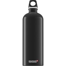 SIGG Alu Traveller 1 Liter, Trinkflasche(schwarz)