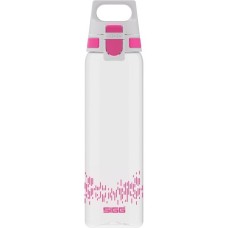 SIGG Trinkflasche Total Clear One MyPlanet "Berry" 0,75L(transparent/beere, Ein-Hand-Verschluss ONE)