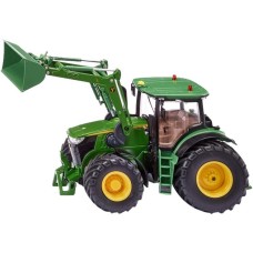 SIKU CONTROL32 John Deere 7310R mit Frontlader und Bluetooth App-Steuerung, RC(grün, 1:32)