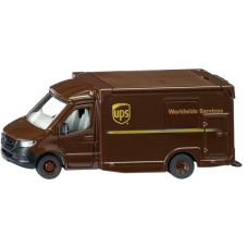 SIKU SUPER Mercedes-Benz Sprinter UPS, Modellfahrzeug(braun/gelb)