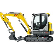 SIKU SUPER Wacker Neuson ET65 Kettenbagger, Modellfahrzeug(gelb/grau)
