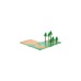 SIKU WORLD Feldwege und Wald, Kulisse