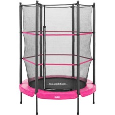 Salta Junior Trampolin, Fitnessgerät(pink/schwarz, rund, 140 cm)