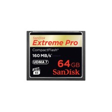 SanDisk CompactFlash Extreme Pro 64 GB, Speicherkarte(schwarz, UDMA 7)