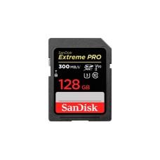 SanDisk Extreme PRO 128 GB SDXC, Speicherkarte(schwarz, UHS-II U3, Class 10, V90)
