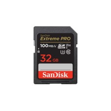 SanDisk Extreme PRO 32 GB SDHC, Speicherkarte(schwarz, UHS-I U3, Class 10, V30)