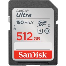 SanDisk Ultra 512 GB SDXC, Speicherkarte(schwarz, UHS-I U1, Class 10)