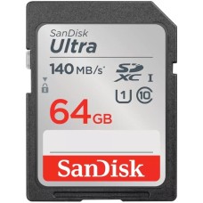 SanDisk Ultra 64 GB SDXC, Speicherkarte(schwarz, UHS-I U1, Class 10)