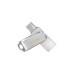 SanDisk Ultra Dual Drive Luxe 128 GB, USB-Stick(silber, USB-A 3.2 Gen 1, USB-C 3.2 Gen 1)