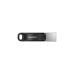 SanDisk iXpand Go 128 GB, USB-Stick(schwarz/silber, USB-A 3.2 Gen 1, Apple Lightning Connector)