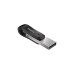 SanDisk iXpand Go 128 GB, USB-Stick(schwarz/silber, USB-A 3.2 Gen 1, Apple Lightning Connector)