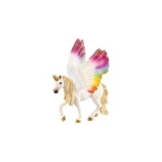 Schleich Bayala Geflügeltes Regenbogeneinhorn, Spielfigur