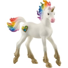 Schleich Bayala Regenbogeneinhorn Fohlen, Spielfigur