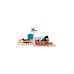 Schleich Horse Club Pferdebox mit Stute und Fohlen, Spielfigur